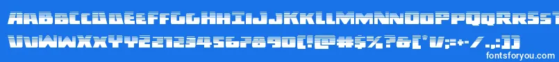 Darkalliancehalf-fontti – valkoiset fontit sinisellä taustalla