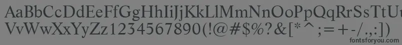 LifeBt Font – Black Fonts on Gray Background