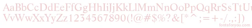 LifeBt Font – Pink Fonts on White Background