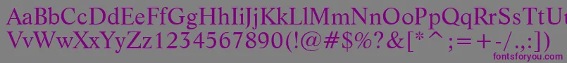 LifeBt-Schriftart – Violette Schriften auf grauem Hintergrund