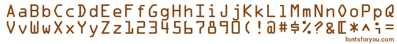 Ocr1Ssi Font – Brown Fonts