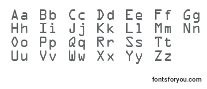 Обзор шрифта Ocr1Ssi