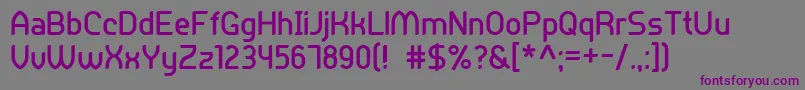 Шрифт PracticumLd – фиолетовые шрифты на сером фоне