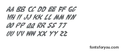 Обзор шрифта KatanaItalic