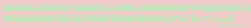 Nightwraithhalf Font – Green Fonts on Pink Background