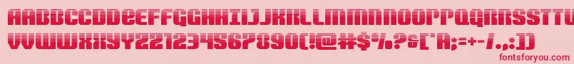 Nightwraithhalf Font – Red Fonts on Pink Background