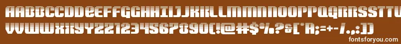 Nightwraithhalf Font – White Fonts on Brown Background