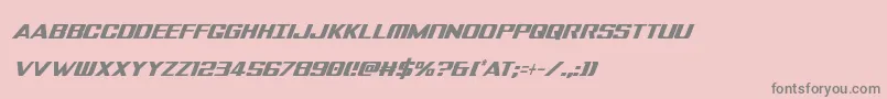 Tigersharkextracondital Font – Gray Fonts on Pink Background
