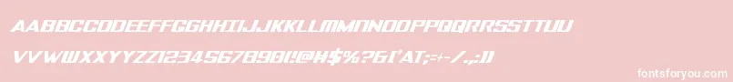 Tigersharkextracondital Font – White Fonts on Pink Background