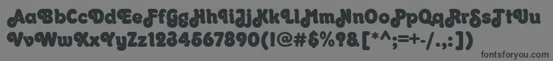 OrkneyRegular Font – Black Fonts on Gray Background