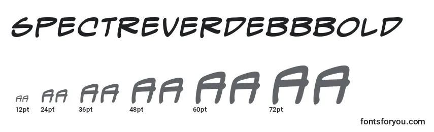 SpectreVerdeBbBold Font Sizes