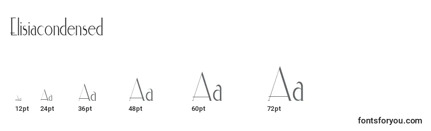 Elisiacondensed Font Sizes
