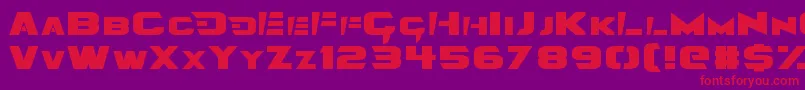 Angolmois Font – Red Fonts on Purple Background