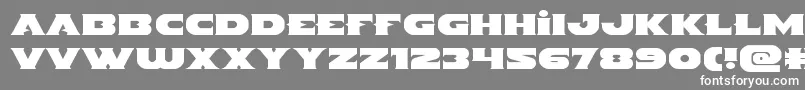 Indigodemonexpand Font – White Fonts on Gray Background
