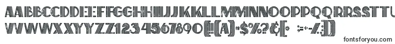 Шрифт Briskinlinegrunge – высокотехнологичные шрифты