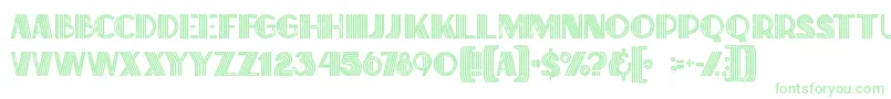 Briskinlinegrunge-Schriftart – Grüne Schriften