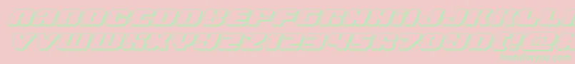 fuente Capricus3D – Fuentes Verdes Sobre Fondo Rosa