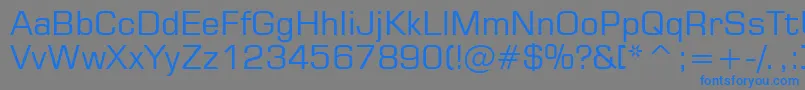 Square721Bt Font – Blue Fonts on Gray Background