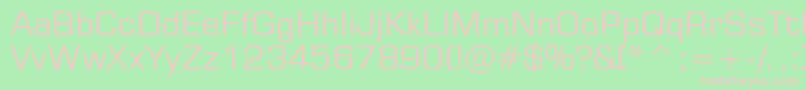Square721Bt Font – Pink Fonts on Green Background