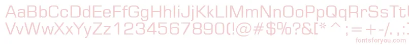 Square721Bt Font – Pink Fonts on White Background