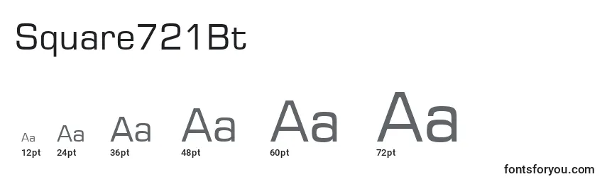 Square721Bt Font Sizes