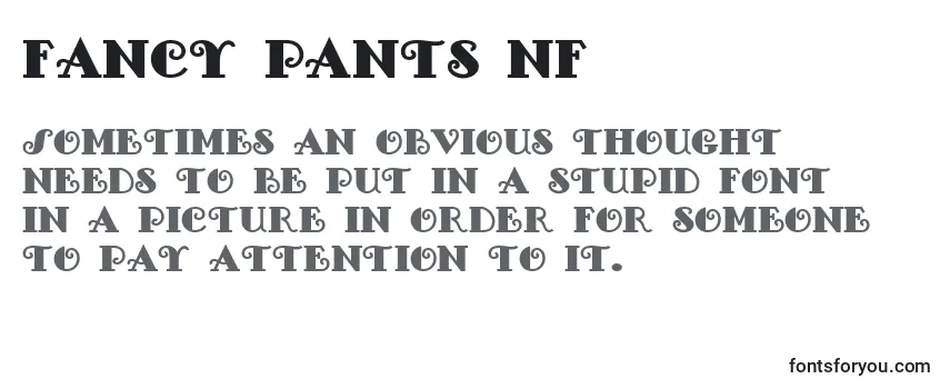 Шрифт Fancy Pants Nf