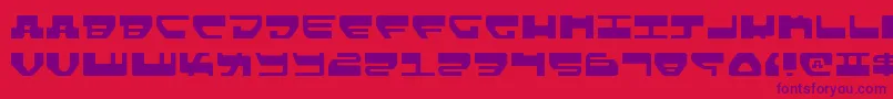 LoveladiesLight Font – Purple Fonts on Red Background