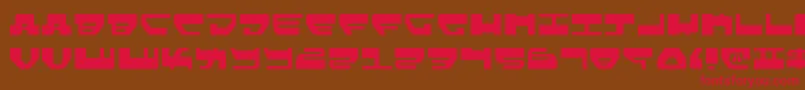 LoveladiesLight Font – Red Fonts on Brown Background