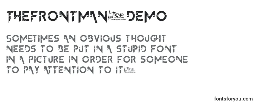 TheFrontman2Demo Font