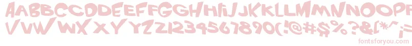 VtcScreamitloudRegular Font – Pink Fonts on White Background