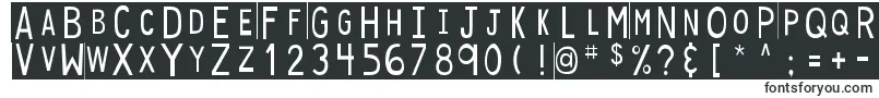 Шрифт DjbStickyTapeLabels – шрифты для CS GO