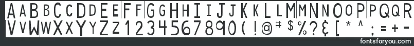 DjbStickyTapeLabels Font – White Fonts