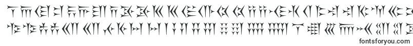 Czcionka Kakoulookiam – starożytne pisma