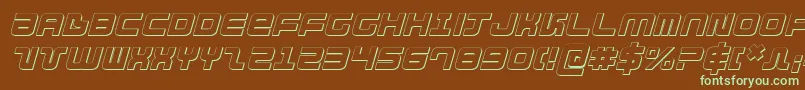 Más sobre la fuente Direktor3DItalic fuente Direktor3DItalic – Fuentes Verdes Sobre Fondo Marrón