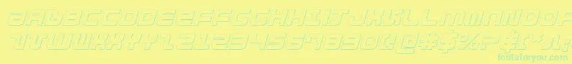 More about Direktor3DItalic Font Direktor3DItalic Font – Green Fonts on Yellow Background