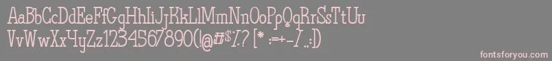 More about TheQuestOfDiscoveries Font TheQuestOfDiscoveries Font – Pink Fonts on Gray Background