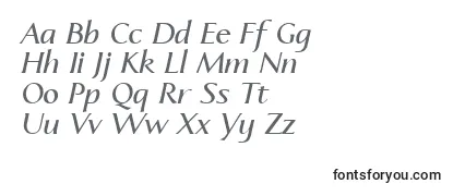 LinotypeapertoSemibolditalic Font