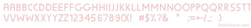 SunscreenUnscreened Font – Pink Fonts on White Background
