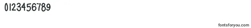 Justcole-Schriftart – Schriften für Zahlen und Nummern