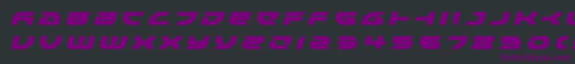 Royalsamuraititleital Font – Purple Fonts on Black Background