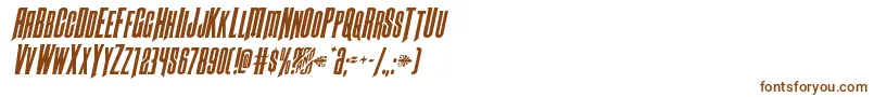 Butchsundanceital Font – Brown Fonts on White Background