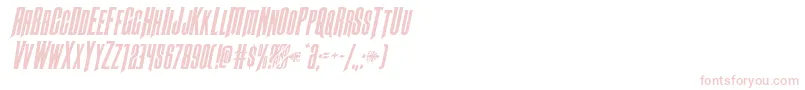 Butchsundanceital Font – Pink Fonts on White Background