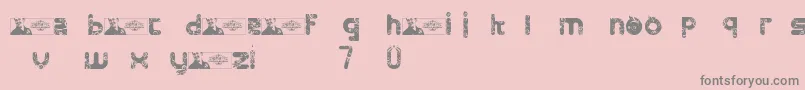 FtfMintheeLimo Font – Gray Fonts on Pink Background