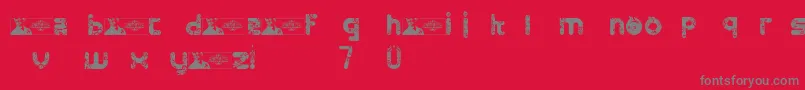 FtfMintheeLimo Font – Gray Fonts on Red Background