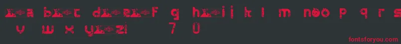 FtfMintheeLimo Font – Red Fonts on Black Background