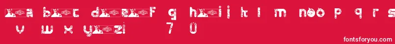 FtfMintheeLimo Font – White Fonts on Red Background