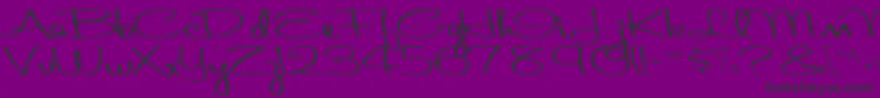 AboutRegularTtnorm-Schriftart – Schwarze Schriften auf violettem Hintergrund