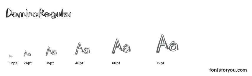 DominoRegular Font Sizes