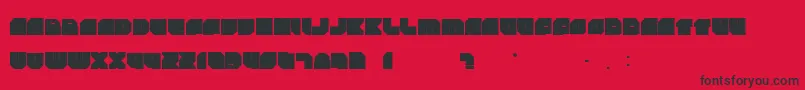 Rockdafonkybit Font – Black Fonts on Red Background