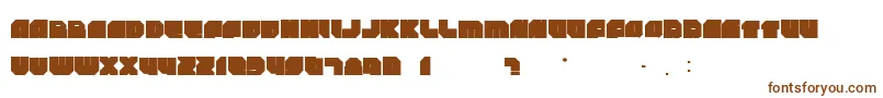 Rockdafonkybit Font – Brown Fonts on White Background